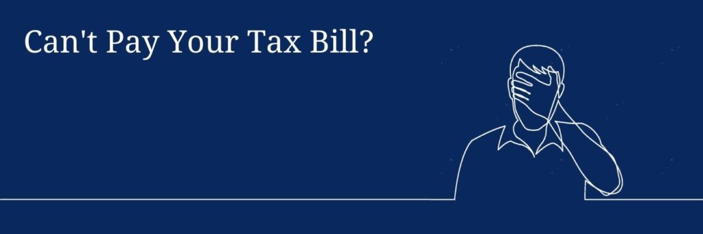 Cant Pay Tax Bill