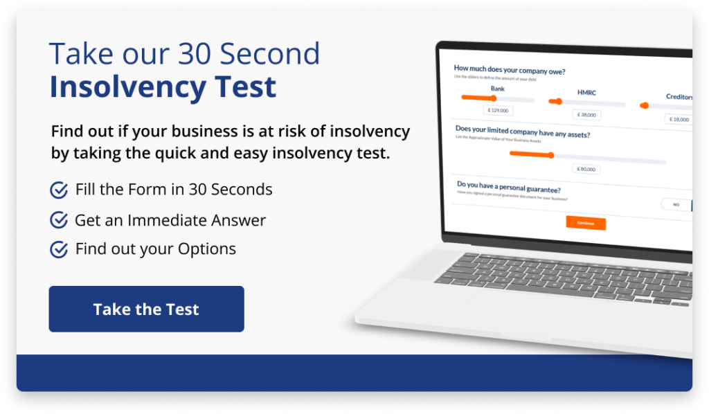 insolvency test calculator image