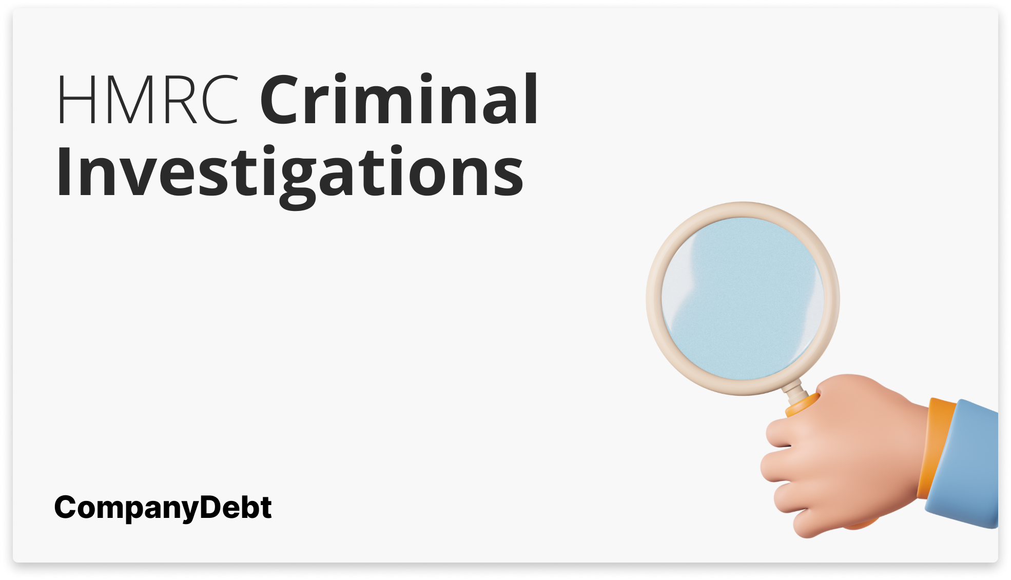 HMRC Criminal Investigations
