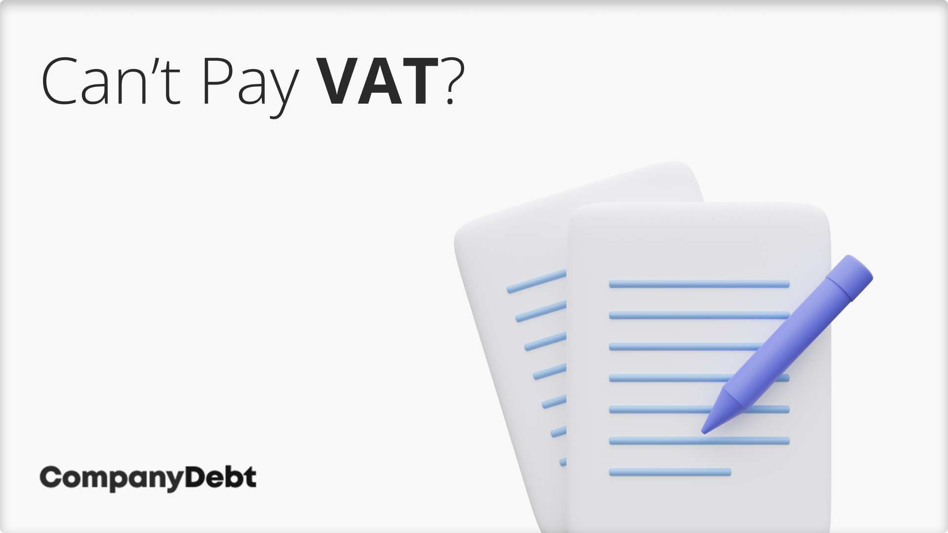 cant pay VAT