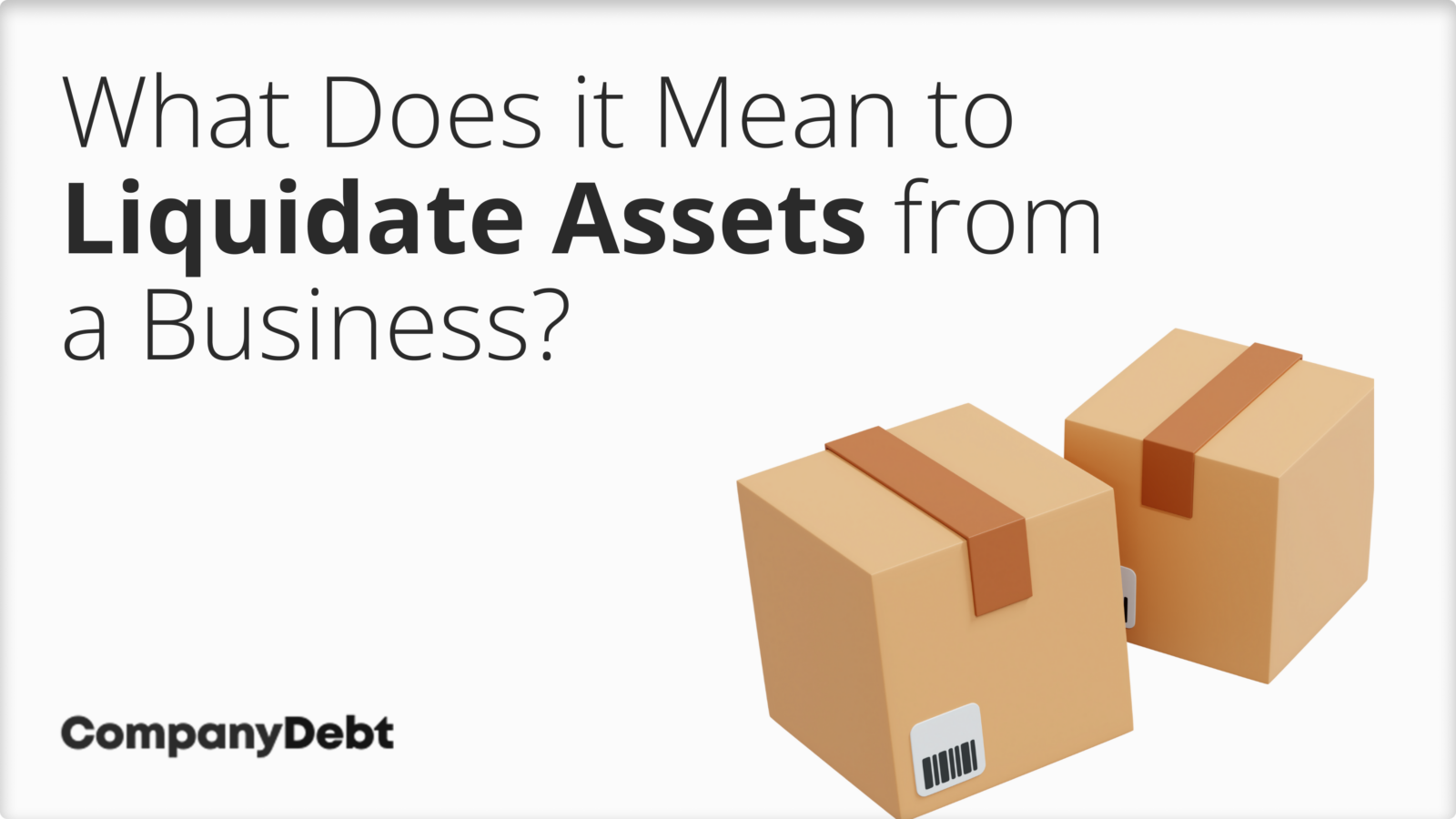 What Does it Mean to Liquidate Assets? Company Debt