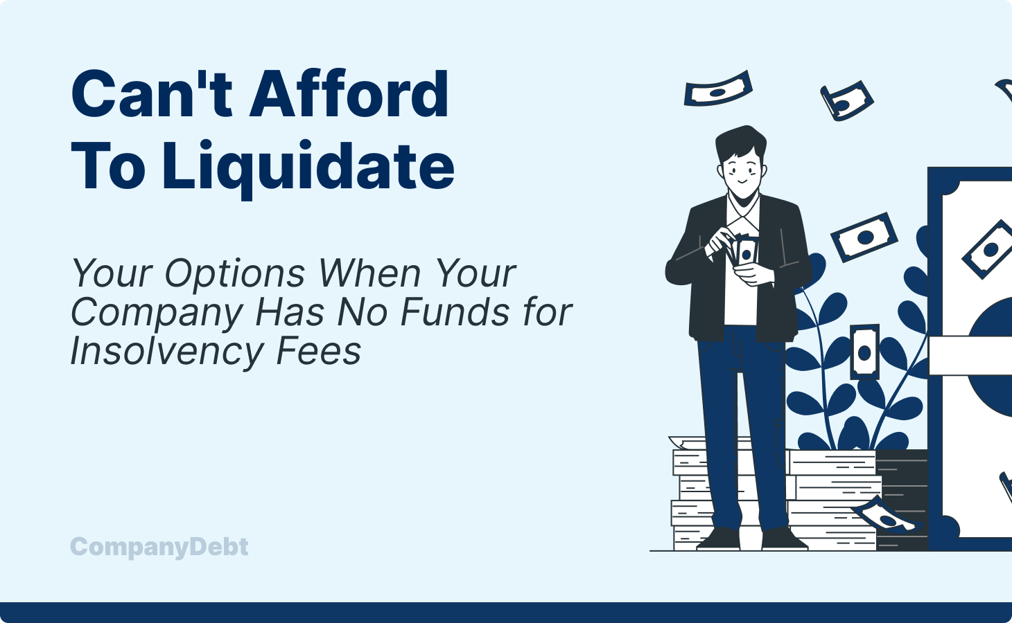 Can’t Afford to Liquidate: Options When Your Company Has No Funds for Insolvency Fees